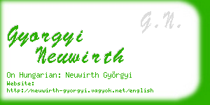 gyorgyi neuwirth business card